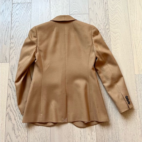 J. Crew Parke Camel Blazer in Wool Flannel - Picture 8 of 8